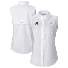 MLB Arizona Diamondbacks Columbia Women's Tamiami Sleeveless Shirt