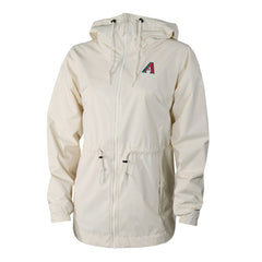 MLB Arizona Diamondbacks Columbia Women's Lily Park Full-Zip Rain Jacket