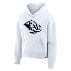 NHL White Utah Mammoth Fanatics Women's Essential Hoodie