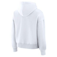 NHL White Utah Mammoth Fanatics Women's Essential Hoodie