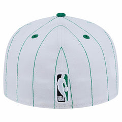 NBA Boston Celtics Wordmark Pinstripe 59FIFTY Fitted Hat