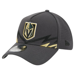 NHL Gray Vegas Golden Knights New Era Zig Zag 39THIRTY A-Frame Perforated Flex Hat