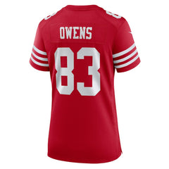 Terique Owens Women's Team Game Jersey - San Francisco 49ers