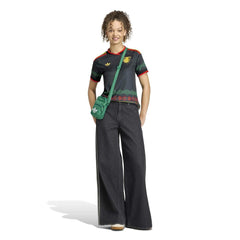 Jamaica National Team Women's 2026 Away Replica Jersey - Adidas Black