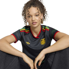 Jamaica National Team Women's 2026 Away Replica Jersey - Adidas Black