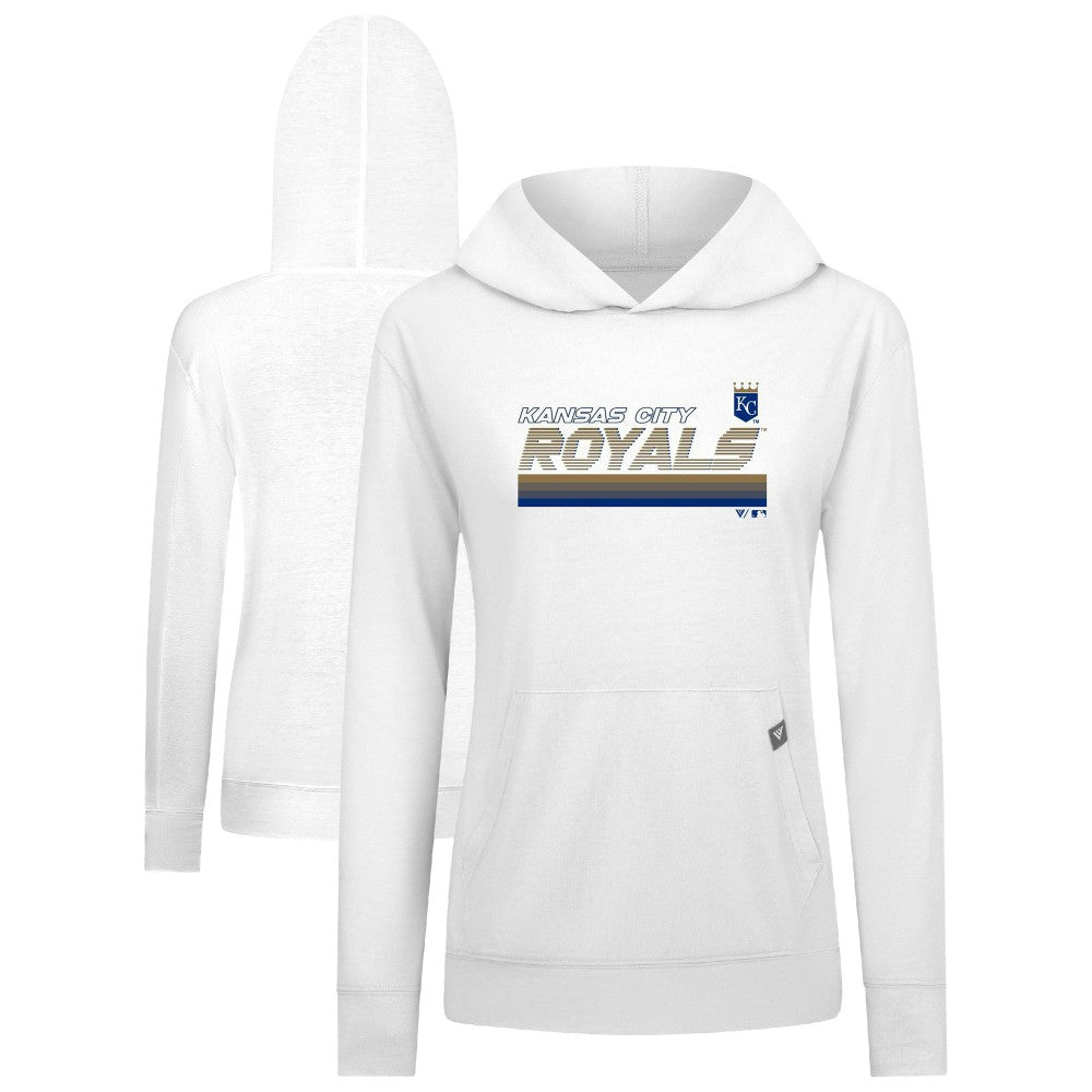 MLB Kansas City Royals Levelwear Women's Relay Breaker Pullover Hoodie