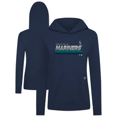 MLB Seattle Mariners Levelwear Women's Relay Breaker Pullover Hoodie