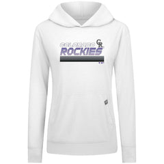 MLB Colorado Rockies Levelwear Women's Relay Breaker Pullover Hoodie