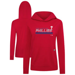 MLB Philadelphia Phillies Levelwear Women's Relay Breaker Pullover Hoodie
