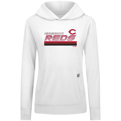 MLB Cincinnati Reds Levelwear Women's Relay Breaker Pullover Hoodie