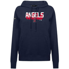 MLB Los Angeles Angels Levelwear Women's Adorn Retro 3D Pullover Hoodie
