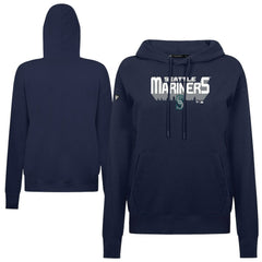 MLB Seattle Mariners Levelwear Women's Adorn Retro 3D Pullover Hoodie