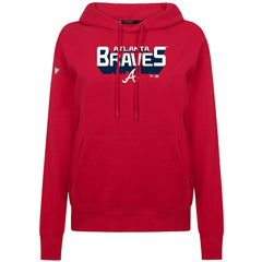 MLB Atlanta Braves Levelwear Women's Adorn Retro 3D Pullover Hoodie
