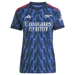 Arsenal Women's 2025/26 Away Replica Custom Jersey - Adidas Blue