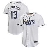 MLB Junior Caminero Tampa Bay Rays Nike Youth Home Player Game Jersey