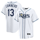 MLB Junior Caminero Tampa Bay Rays Nike Youth Home Replica Jersey