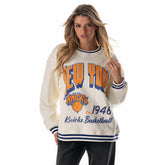 NBA New York Knicks The Wild Collective Unisex Oversize Vintage French Terry Sweatshirt