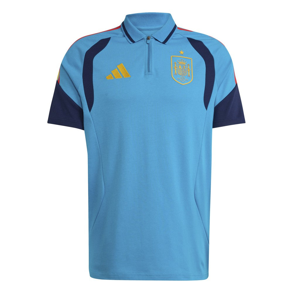 Spain National Team 2026 Tiro Training Polo - Adidas Turquoise