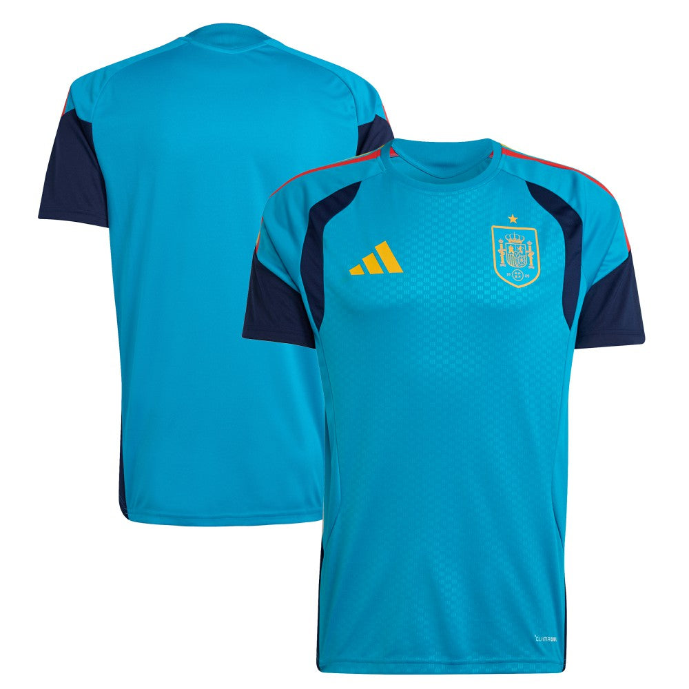 Spain National Team FIFA x World Cup 2026 Tiro Home Training Jersey - Adidas Turquoise