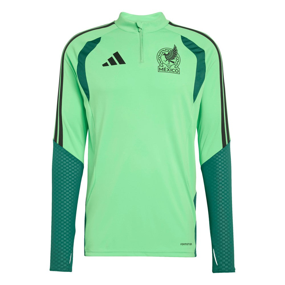 Mexico National Team FIFA x World Cup 2026 Tiro Quarter-Zip Training Top - Adidas Green