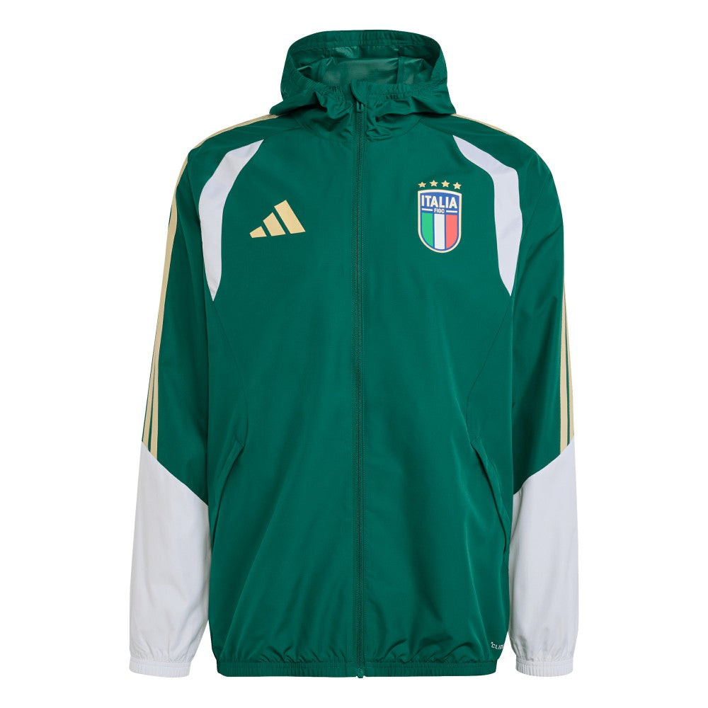 Italy National Team FIFA x World Cup 2026 Tiro All Weather Full-Zip Jacket - Adidas Green