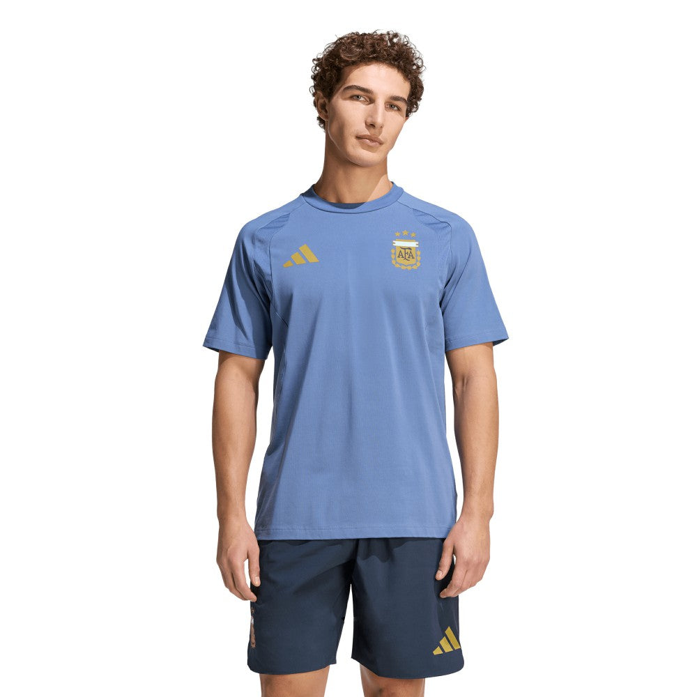 Argentina National Team FIFA x World Cup Tiro Travel T-Shirt - Adidas Blue