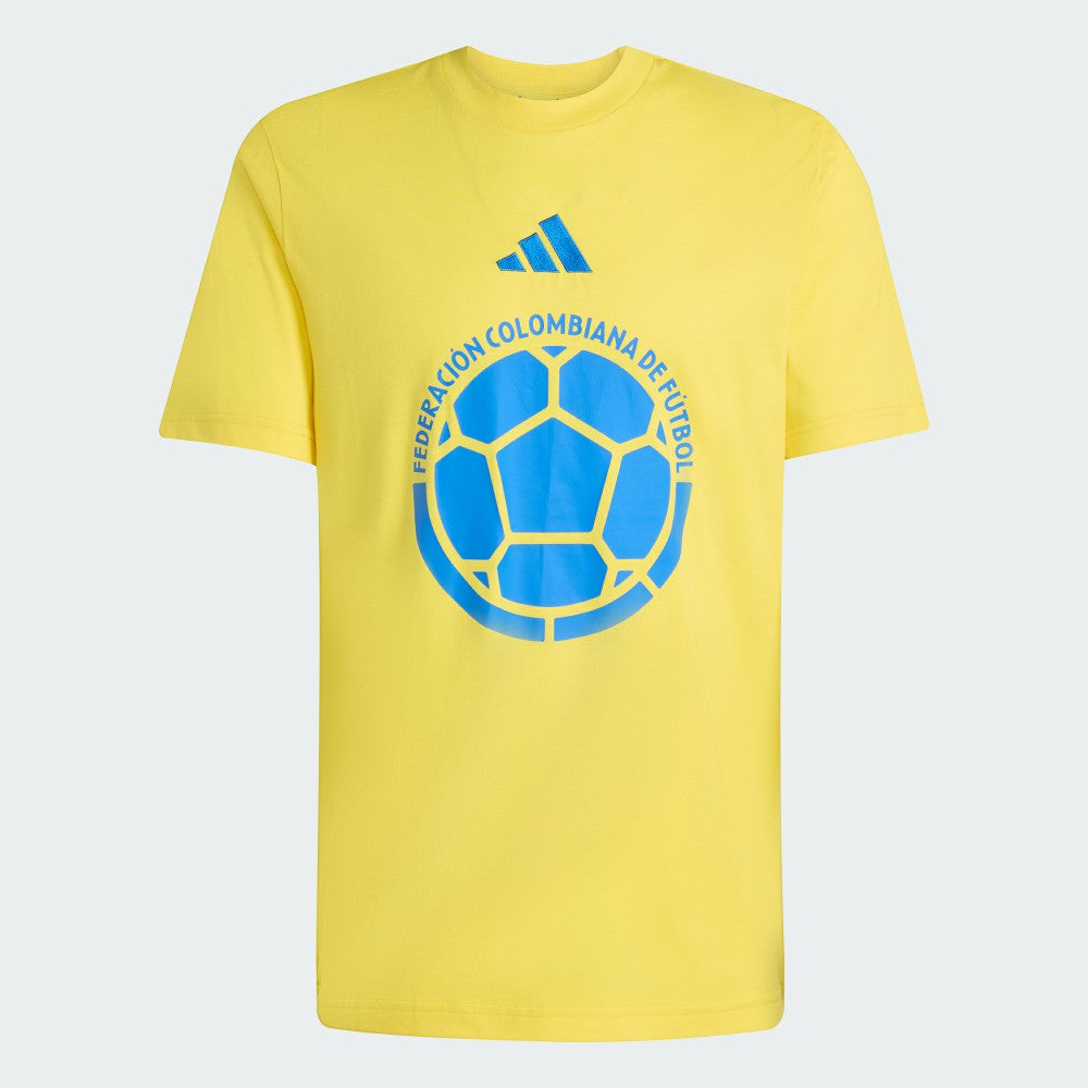 Colombia National Team FIFA x World Cup Alphaskin Graphic T-Shirt - Adidas Yellow
