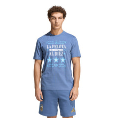 Argentina National Team FIFA x World Cup 2022 Winners Amply T-Shirt - Adidas Blue