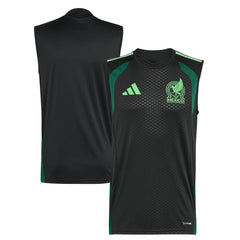 Mexico National Team FIFA x World Cup 2026 Sleeveless Training Jersey - Adidas Black