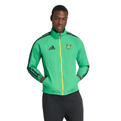 Jamaica National Team Anthem Full-Zip Jacket - Adidas Green