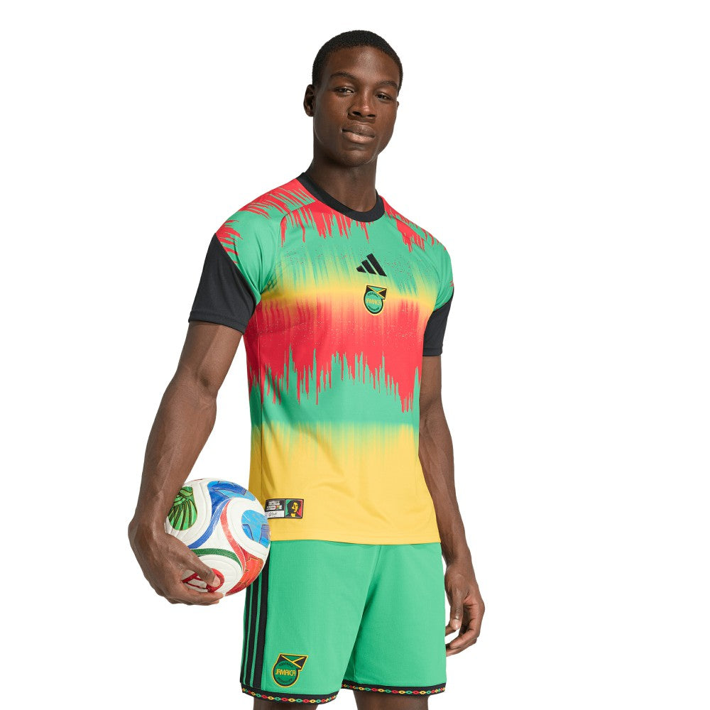Jamaica National Team 2026 Pre-Match Training Jersey - Adidas Green