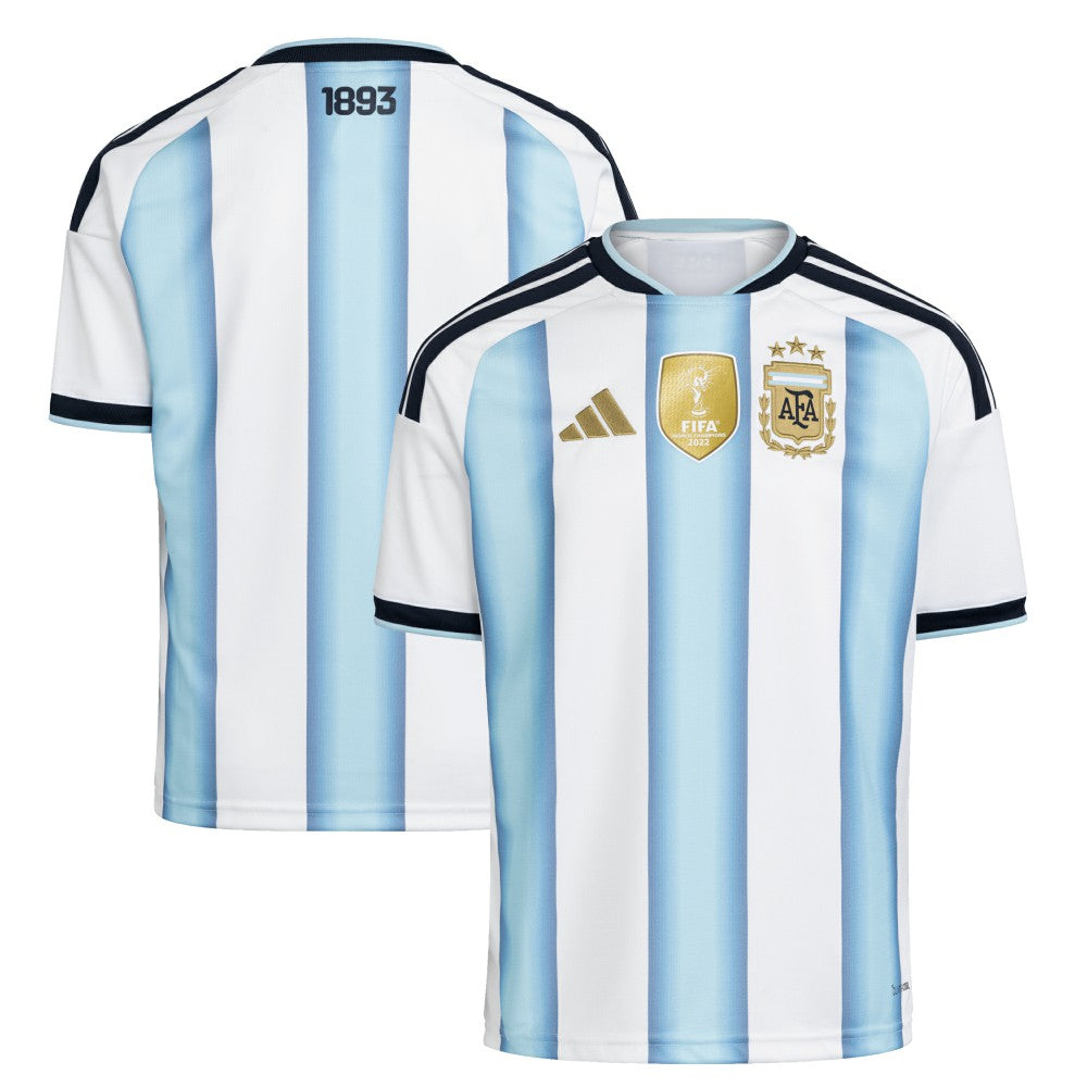 Argentina National Team Youth FIFA x World Cup 2026 Home Replica Jersey - Adidas White