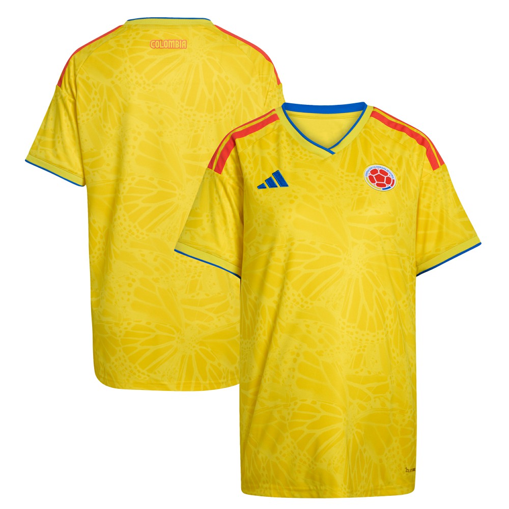 Colombia National Team Women's FIFA x World Cup 2026 Home Replica Jersey - Adidas Yellow