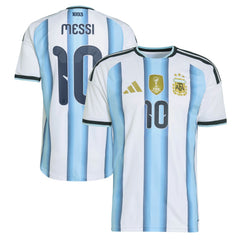 Lionel Messi Argentina National Team FIFA x World Cup 2026 Home On Field Jersey - Adidas White