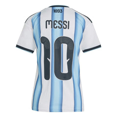 Lionel Messi Argentina National Team Women's FIFA x World Cup 2026 Home Replica Jersey - Adidas White