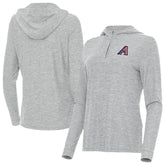 MLB Arizona Diamondbacks Antigua Women's Daybreak Quarter-Zip Hoodie