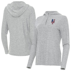 MLB New York Mets Antigua Women's Daybreak Quarter-Zip Hoodie