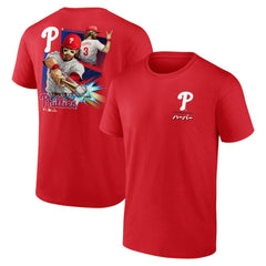 MLB Bryce Harper Philadelphia Phillies Anime Player T-Shirt