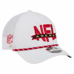 NFL 9FORTY A-Frame M-Crown Adjustable Trucker Hat - San Francisco 49ers