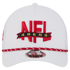 NFL 9FORTY A-Frame M-Crown Adjustable Trucker Hat - San Francisco 49ers