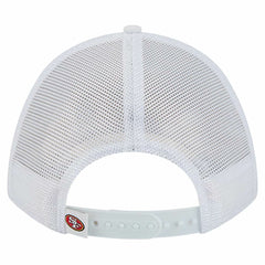 NFL 9FORTY A-Frame M-Crown Adjustable Trucker Hat - San Francisco 49ers