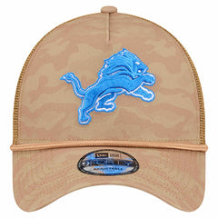 Wheat Camo 9FORTY Adjustable Hat - Detroit Lions