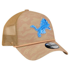 Wheat Camo 9FORTY Adjustable Hat - Detroit Lions