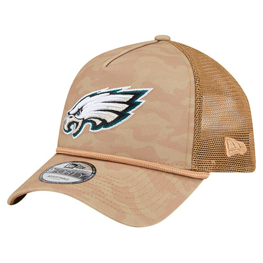 Wheat Camo 9FORTY Adjustable Hat - Philadelphia Eagles