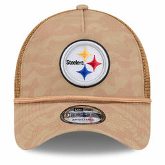 Wheat Camo 9FORTY Adjustable Hat - Pittsburgh Steelers