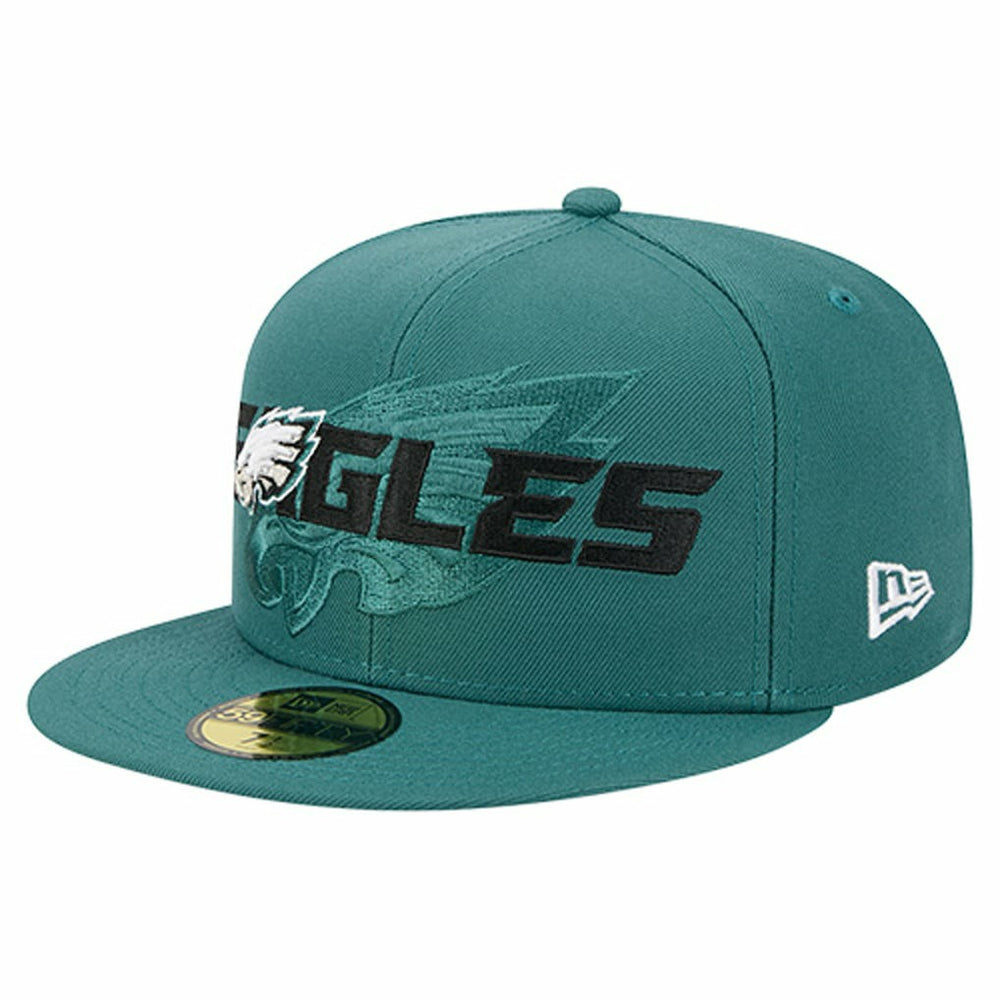 Overlap Wordmark 59FIFTY Fitted Hat - Philadelphia Eagles