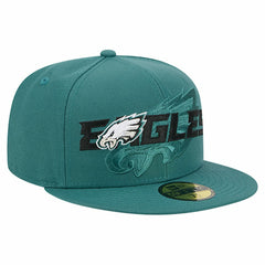 Overlap Wordmark 59FIFTY Fitted Hat - Philadelphia Eagles