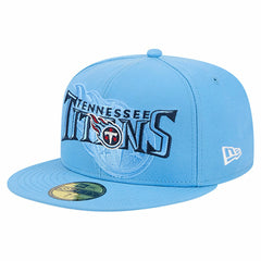 Overlap Wordmark 59FIFTY Fitted Hat - Tennessee Titans