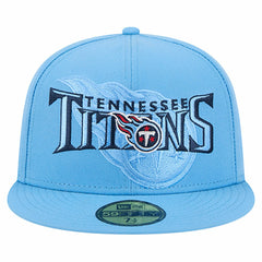 Overlap Wordmark 59FIFTY Fitted Hat - Tennessee Titans