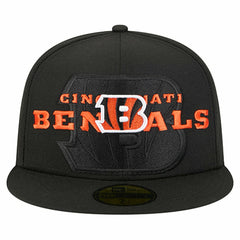 Overlap Wordmark 59FIFTY Fitted Hat - Cincinnati Bengals